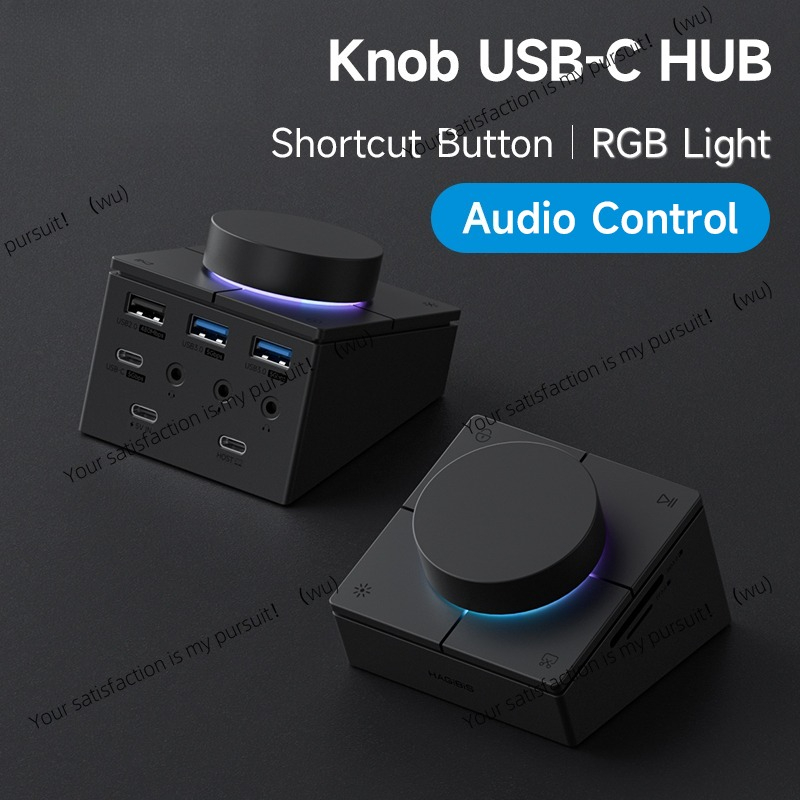 Usb Hub Type C - USB C Hub With Shortcut Buttons