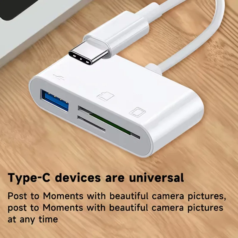 Microsd Card Tablet - USB C 3-in-1 Card Reader Cable,