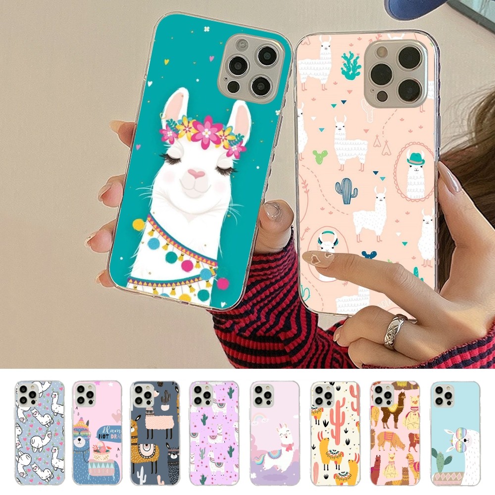 Apple Iphone 15 - Cartoon Lama Phone Case For iPhone