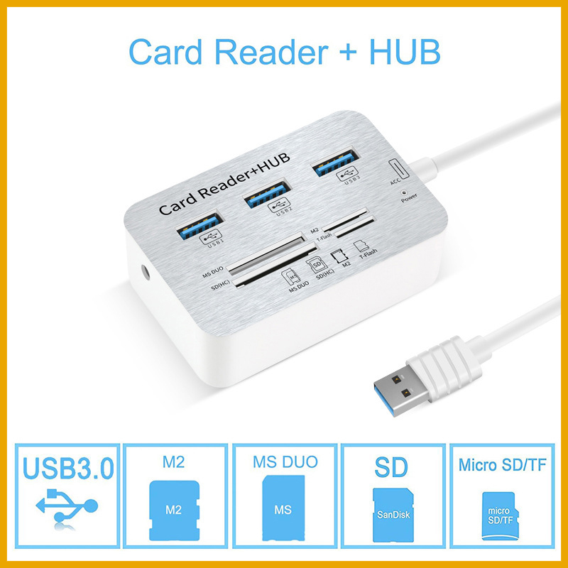7in1 3 Ports USB TYPE C 3.0 HU - огляд і ціна Usb Hub Type C