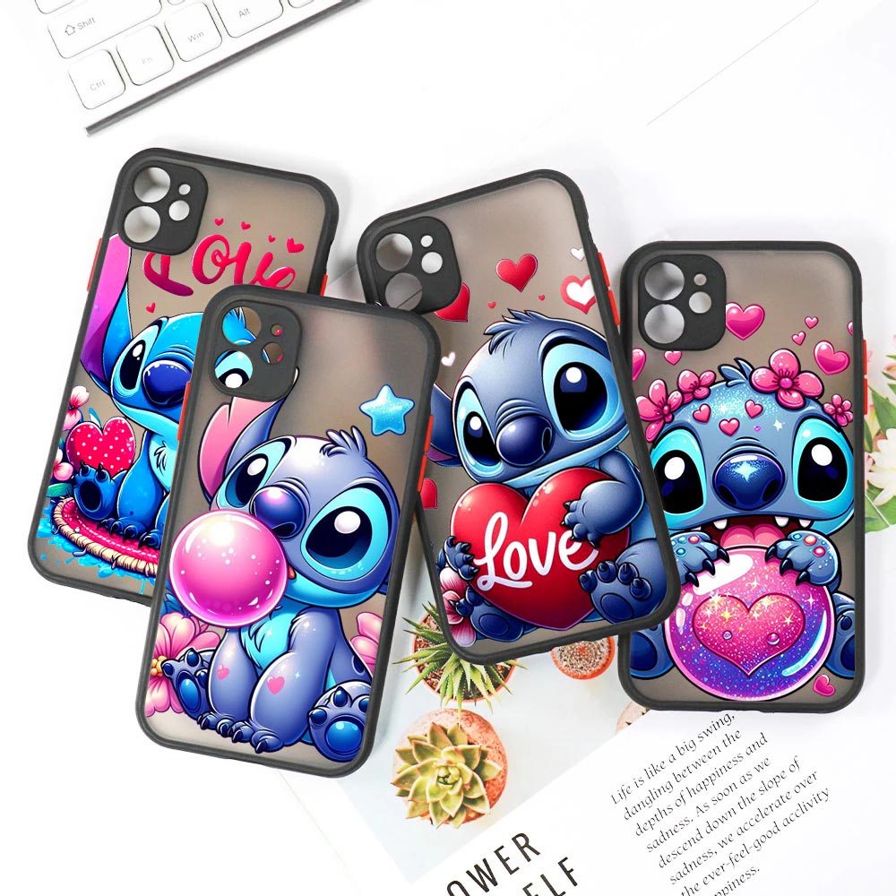 Cute Stitch Love Matte Translu - огляд і ціна Apple Iphone 15