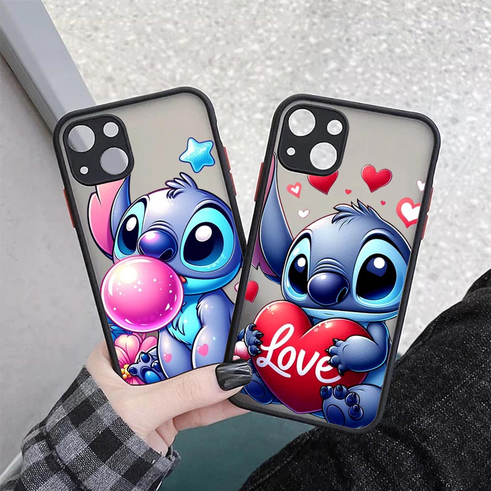 Cute Stitch Love Matte Translu - огляд і ціна Apple Iphone 15