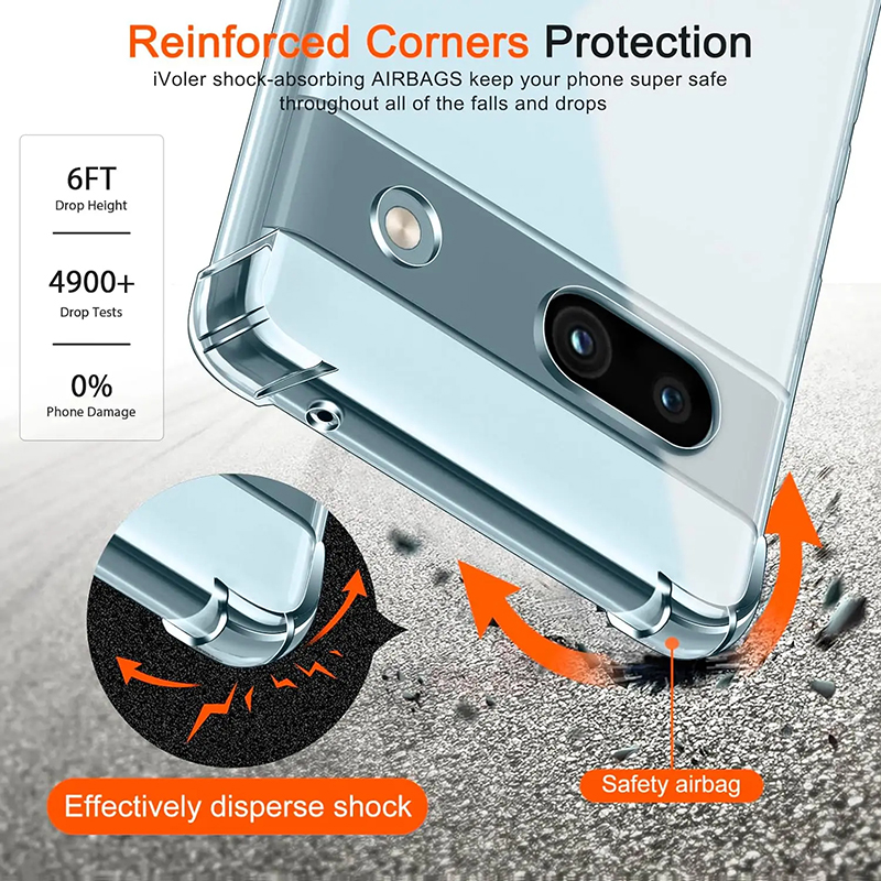 Air-Bag Shockproof Transparent - огляд і ціна Google Pixel 8A