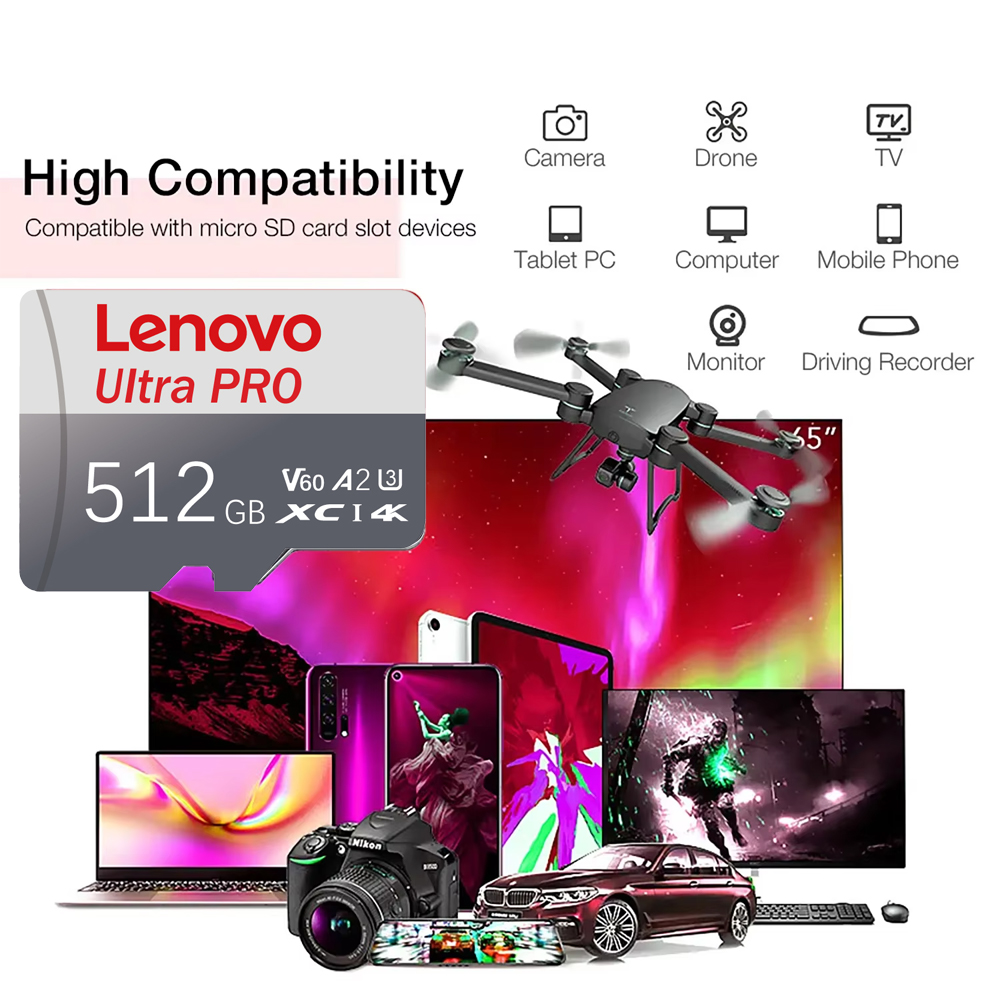 Lenovo Class 10 Mini SD/TF Car - огляд і ціна Microsd Card Tablet
