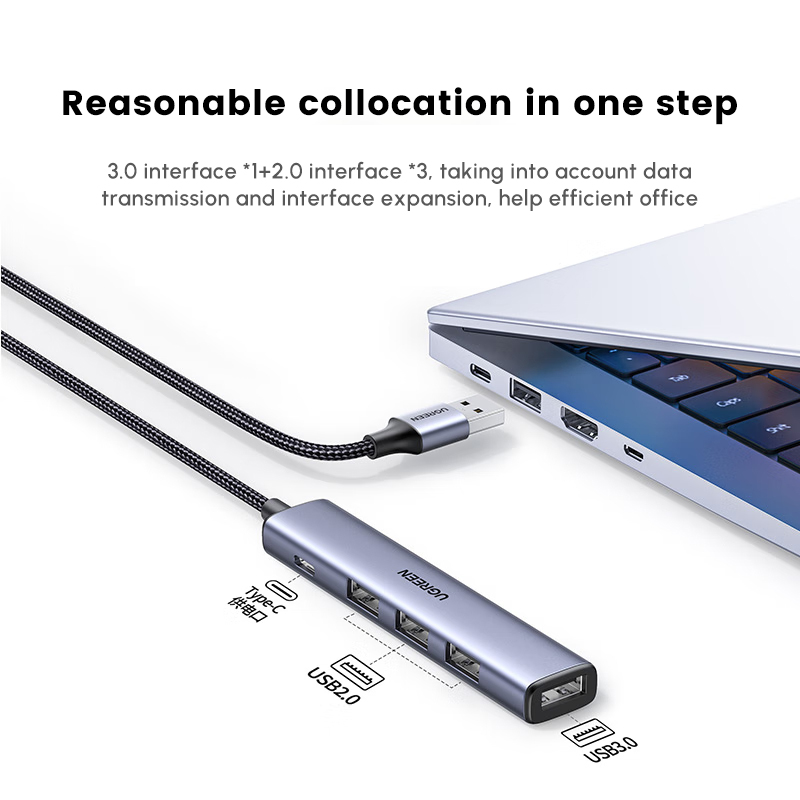 UGREEN USB Hub with 4 USB2.0 P - огляд і ціна Usb Hub Type C