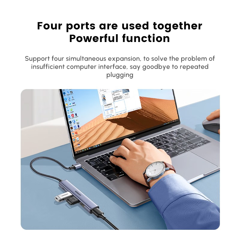 UGREEN USB Hub with 4 USB2.0 P - огляд і ціна Usb Hub Type C