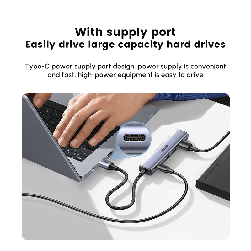 UGREEN USB Hub with 4 USB2.0 P - огляд і ціна Usb Hub Type C