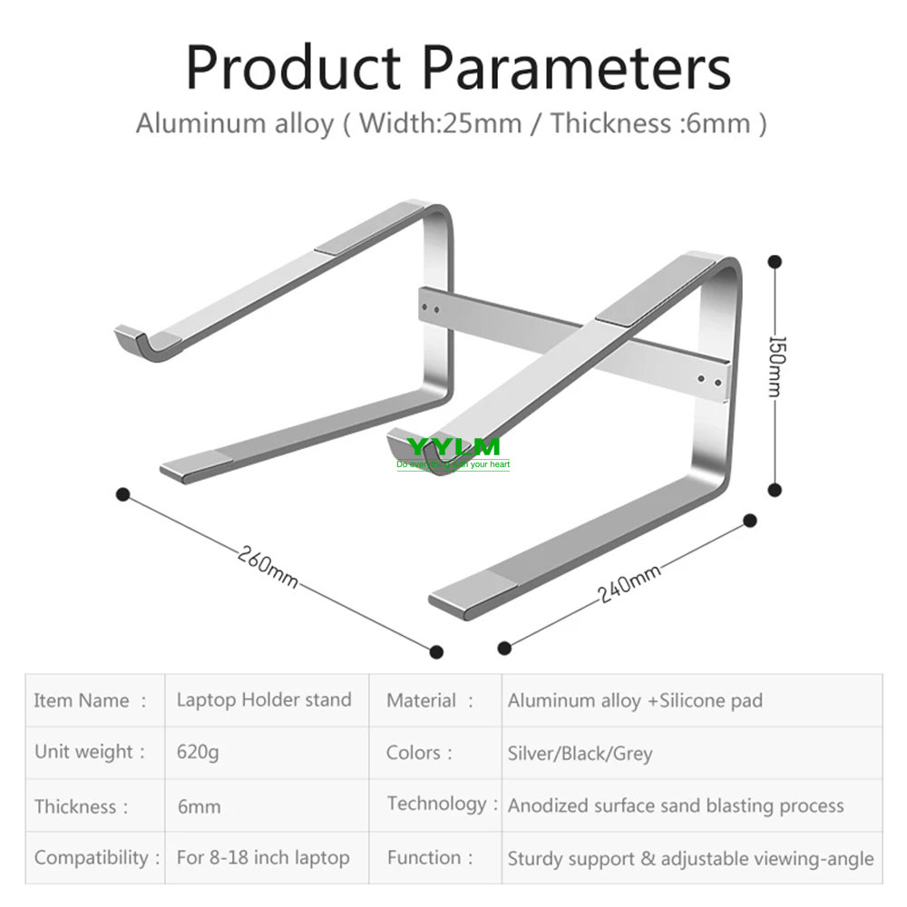Aluminum Laptop Stand Notebook - огляд і ціна Xiaomi Tablet Accessories