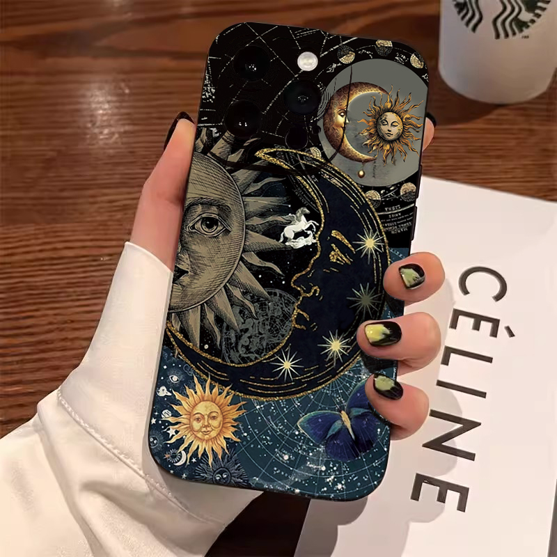 Aesthetic Sun Moon Print Phone - огляд і ціна Samsung Galaxy A55