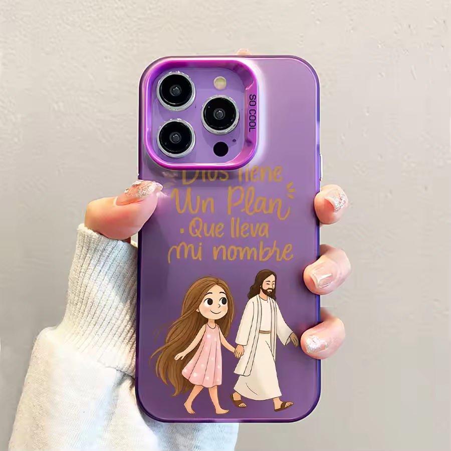 Cute Girl Walking With God Mat - огляд і ціна Apple Iphone 15
