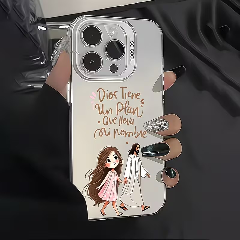 Cute Girl Walking With God Mat - огляд і ціна Apple Iphone 15
