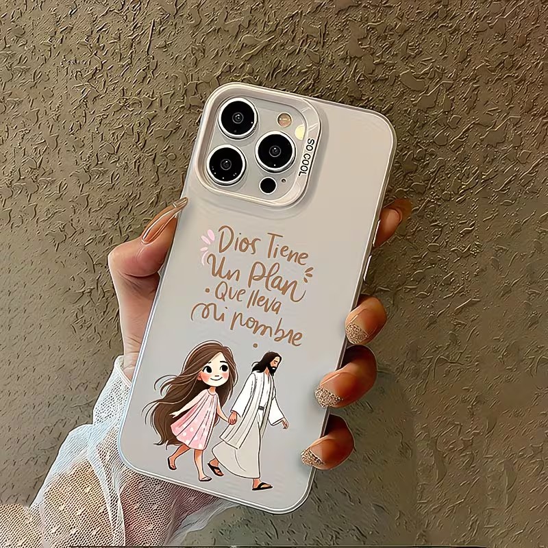 Cute Girl Walking With God Mat - огляд і ціна Apple Iphone 15