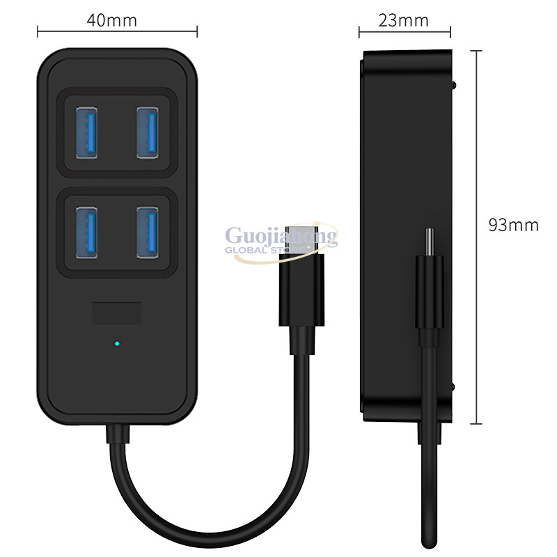 Cross-border USB3.0 hub, USB i - огляд і ціна Usb Hub Type C