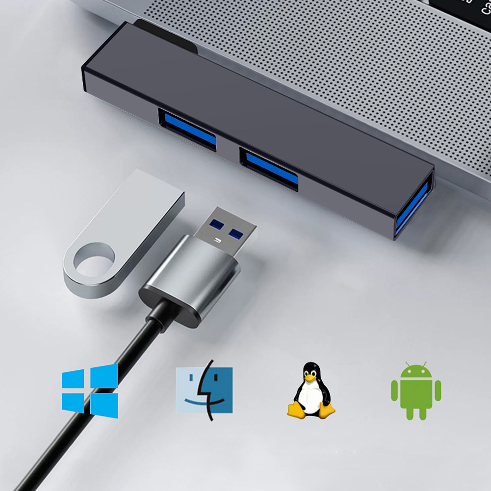 3 in 1 USB Docking Station OTG - огляд і ціна Usb Hub Type C