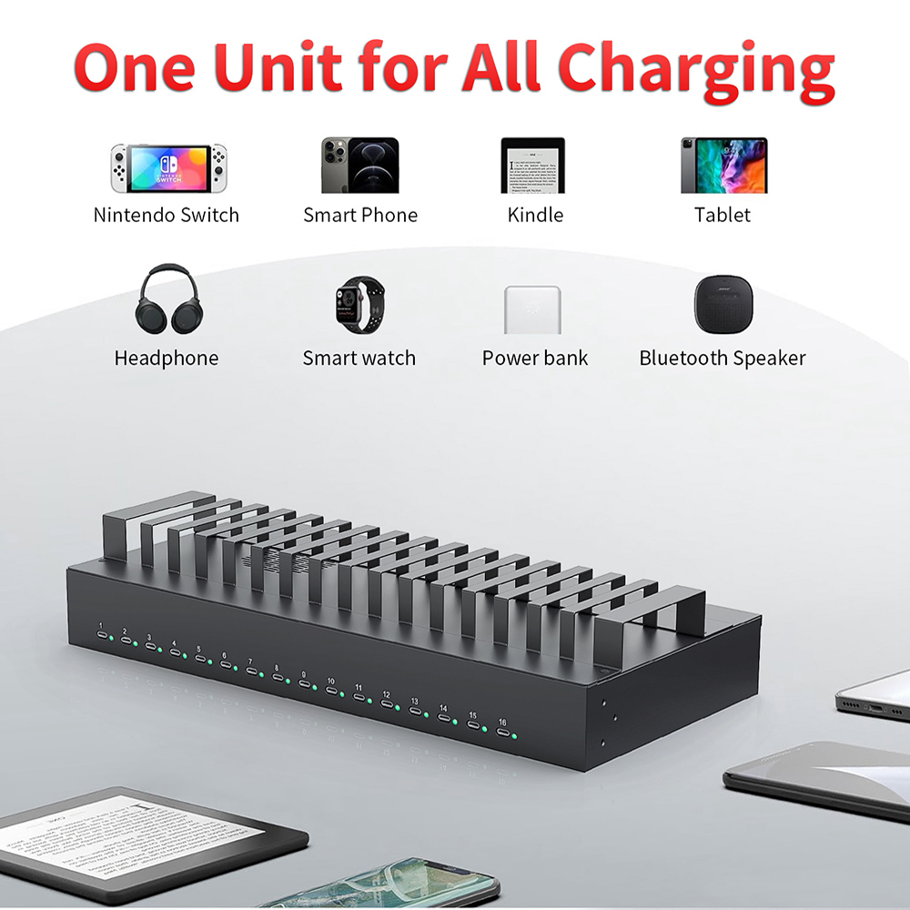 CA16-165C 16 Port Usb Type-c H - огляд і ціна Usb Hub Type C