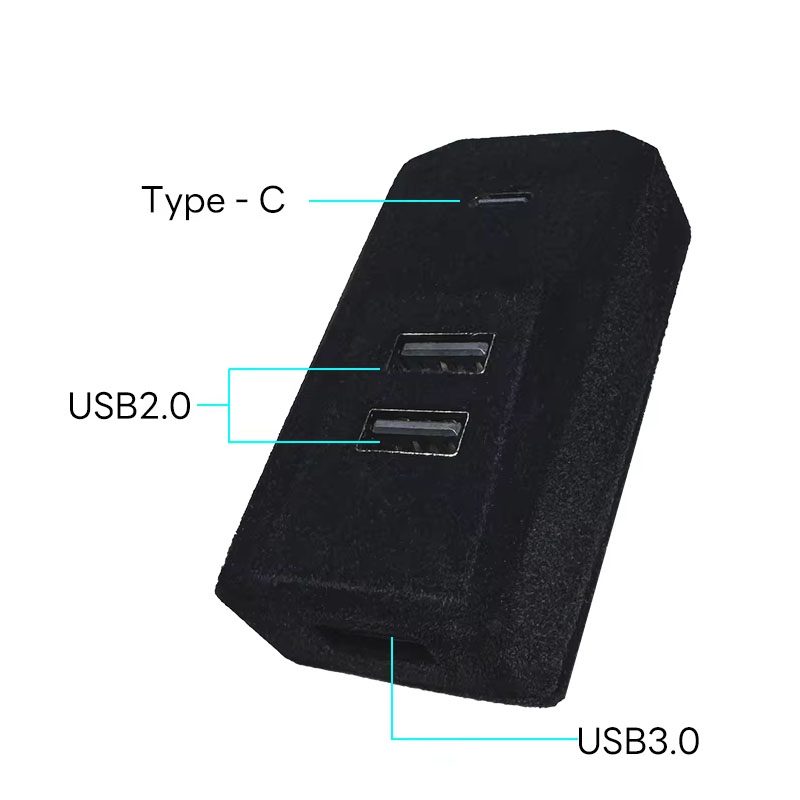 Glovebox USB Hub For Tesla Mod - огляд і ціна Usb Hub Type C
