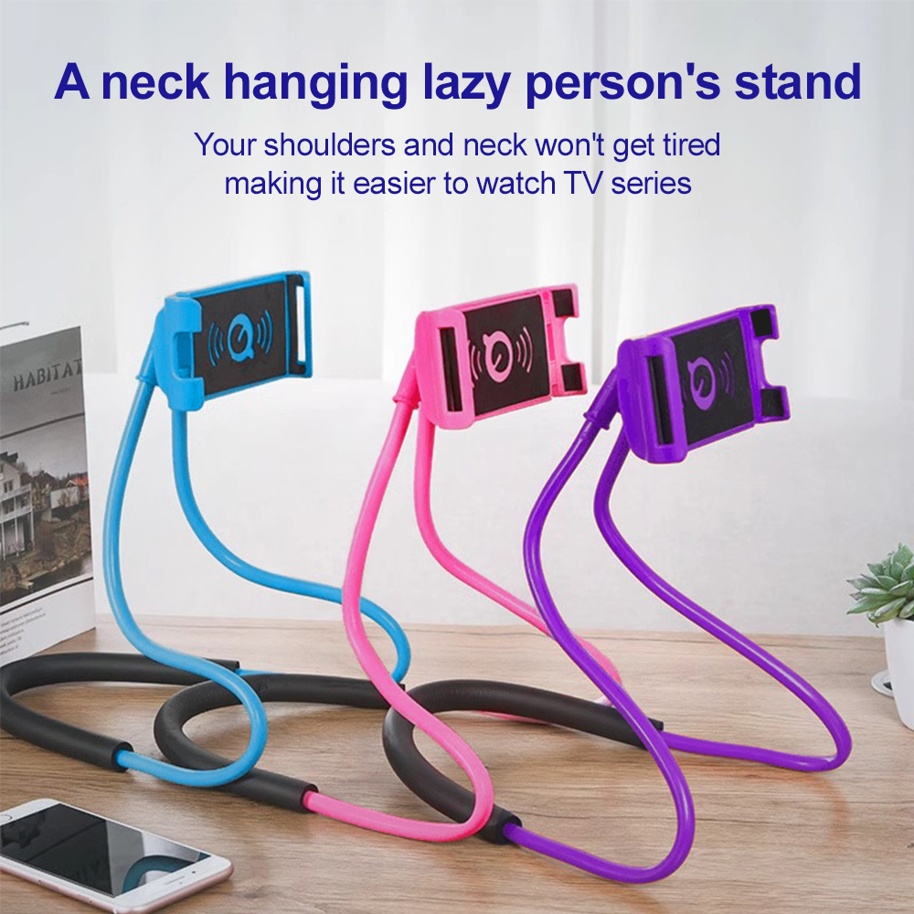 Neck Hanging Lazy Phone Stand  - огляд і ціна Tablet Accessories Online