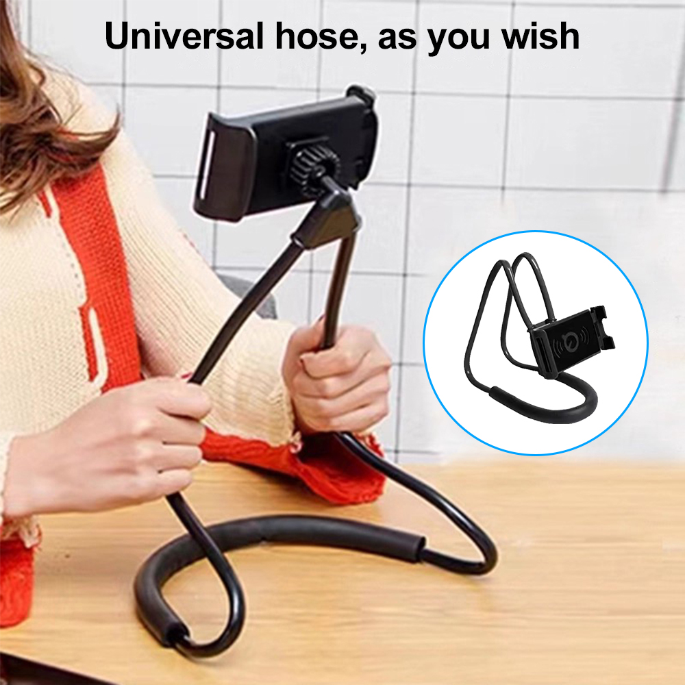 Neck Hanging Lazy Phone Stand  - огляд і ціна Tablet Accessories Online